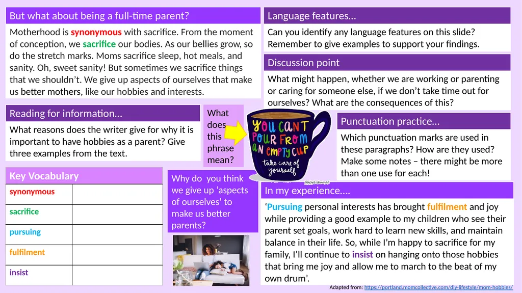 L1-2 Functional Skills English Hobbies & - slide 6 of 14