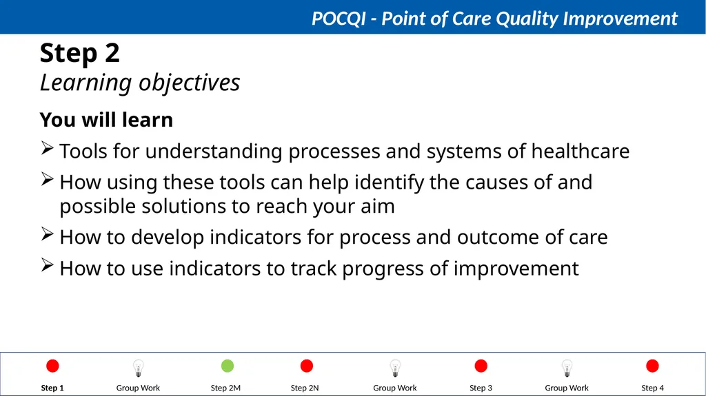 Steps in QI Step 1: Identifying a problem, forming - slide 14 of 62