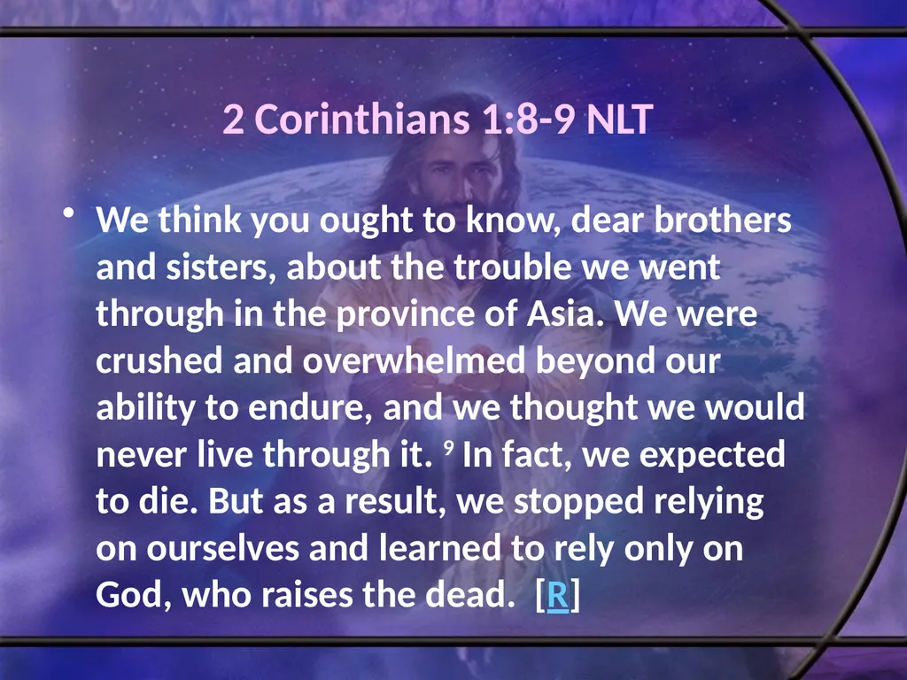 First and Second Corinthians Lesson 9 Love-driven - slide 13 of 23