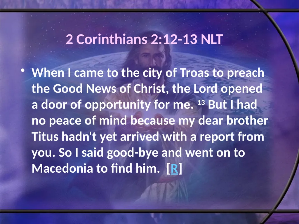 First and Second Corinthians Lesson 9 Love-driven - slide 17 of 23