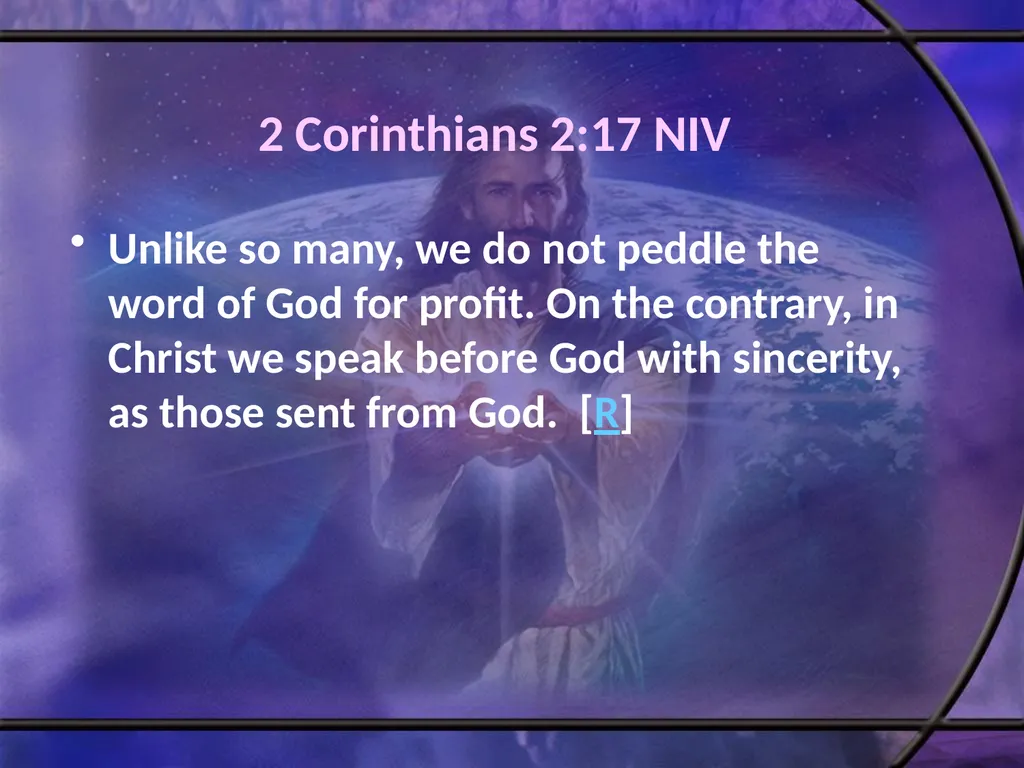First and Second Corinthians Lesson 9 Love-driven - slide 23 of 23
