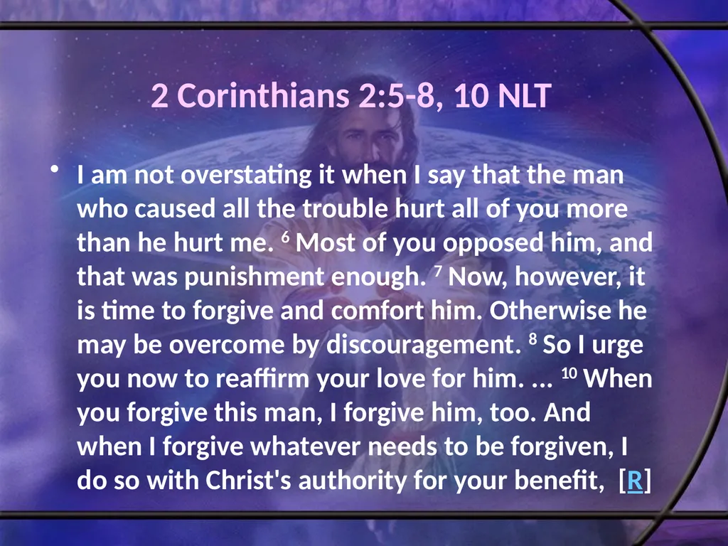 First and Second Corinthians Lesson 9 Love-driven - slide 16 of 23