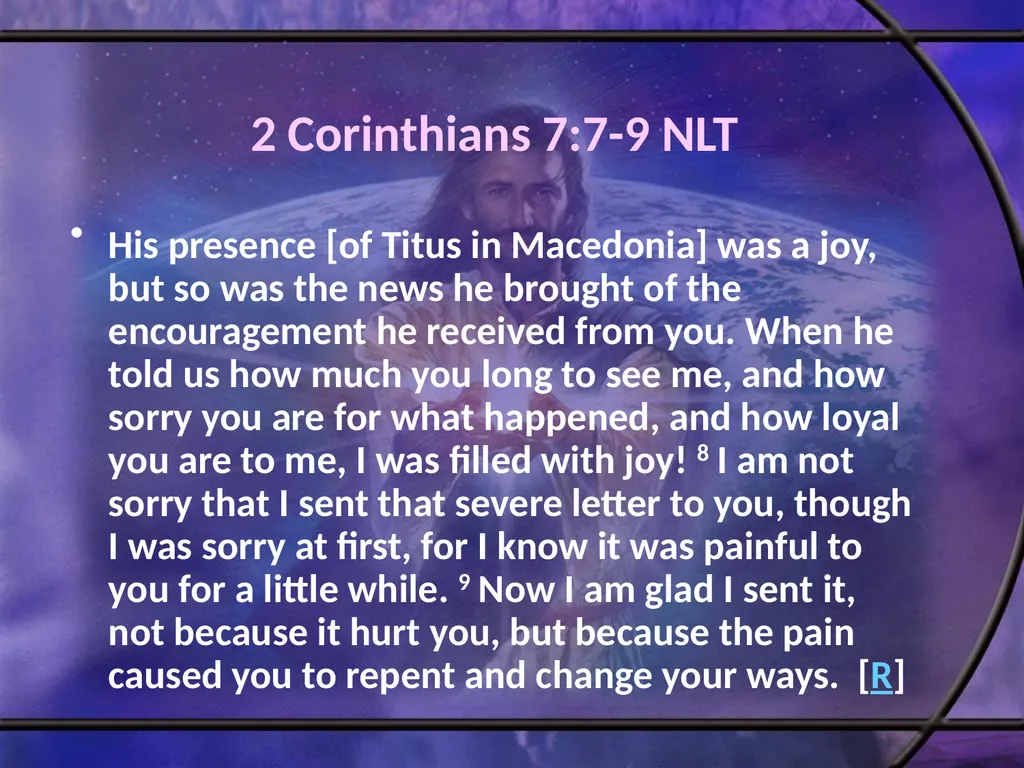 First and Second Corinthians Lesson 9 Love-driven - slide 18 of 23