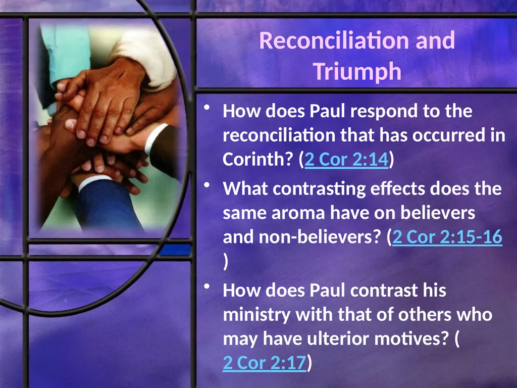 First and Second Corinthians Lesson 9 Love-driven - slide 6 of 23