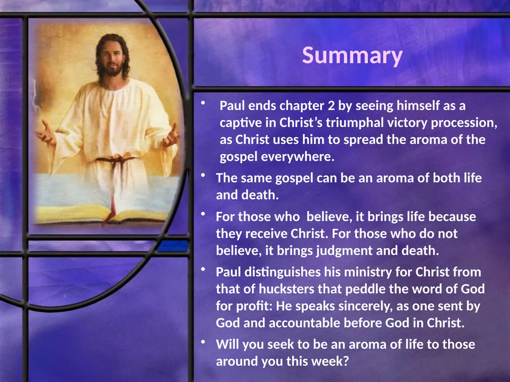 First and Second Corinthians Lesson 9 Love-driven - slide 9 of 23