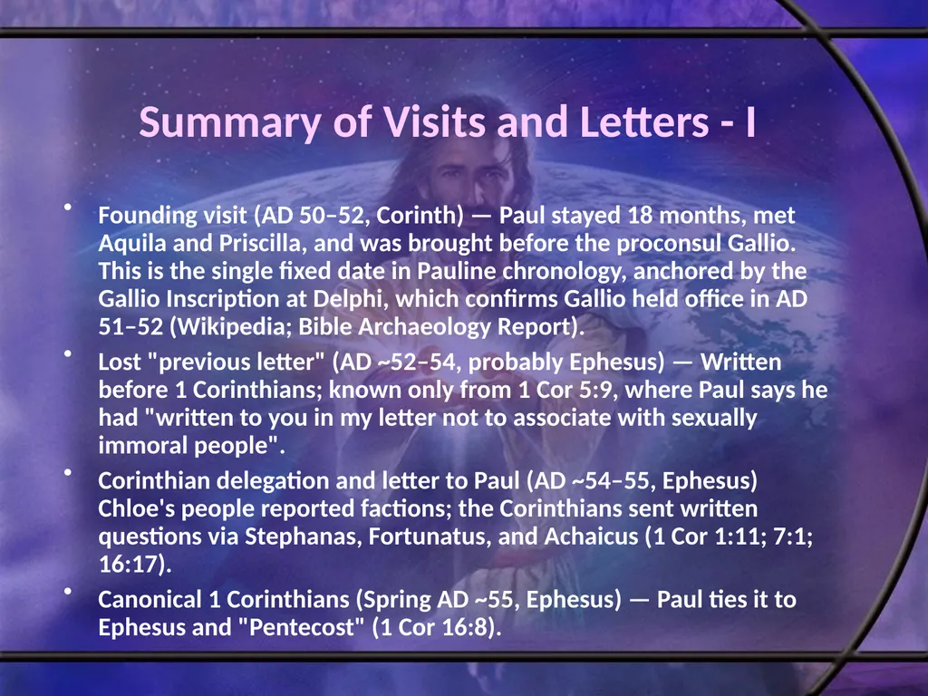 First and Second Corinthians Lesson 9 Love-driven - slide 19 of 23