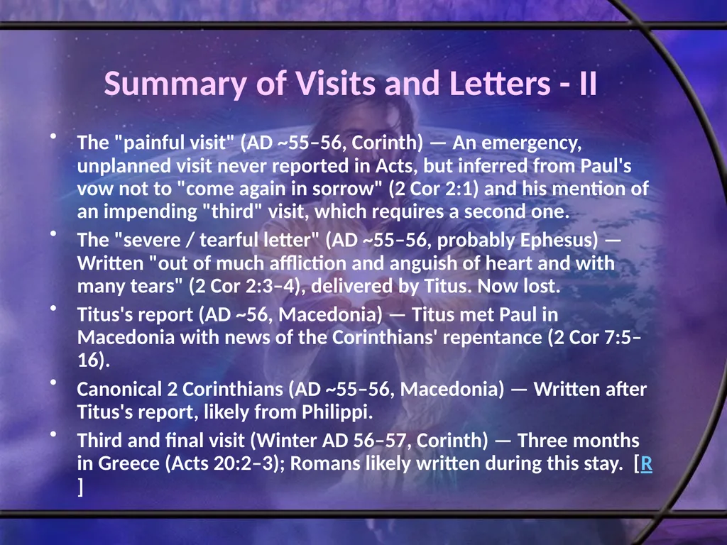 First and Second Corinthians Lesson 9 Love-driven - slide 20 of 23