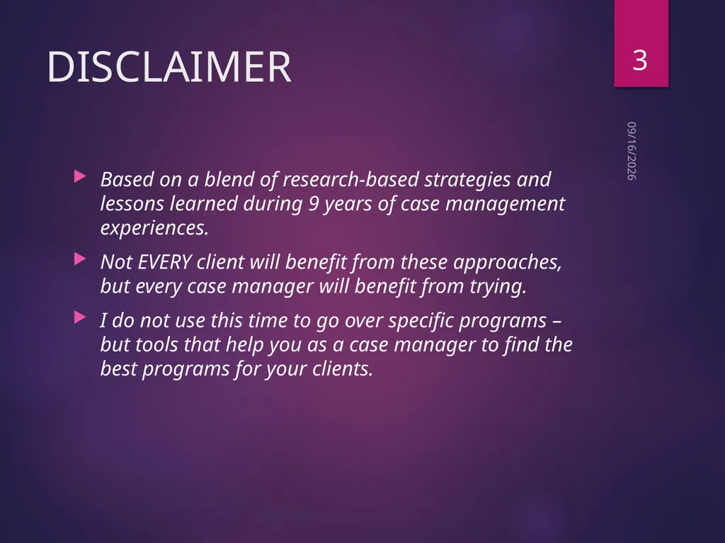 Housing Case Management Best Practices and - slide 3 of 32