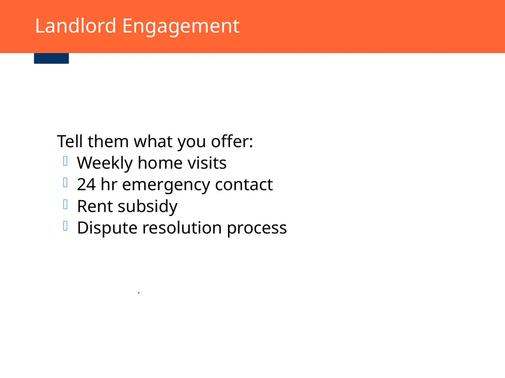 Housing Case Management Best Practices and - slide 13 of 32