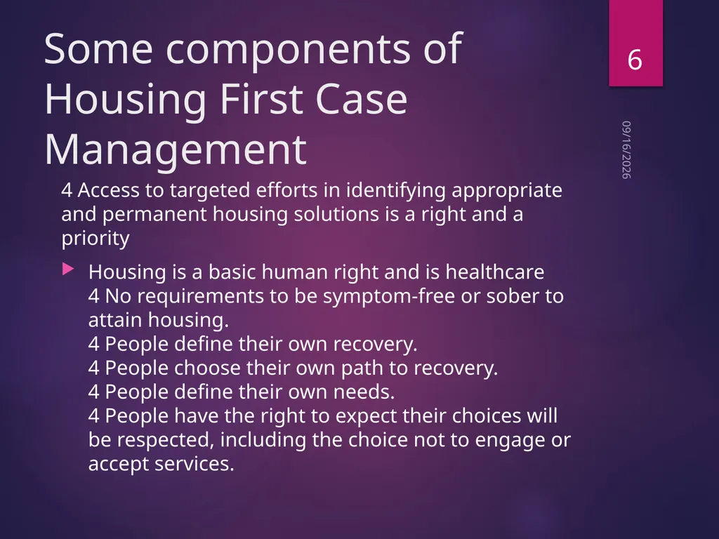 Housing Case Management Best Practices and - slide 6 of 32