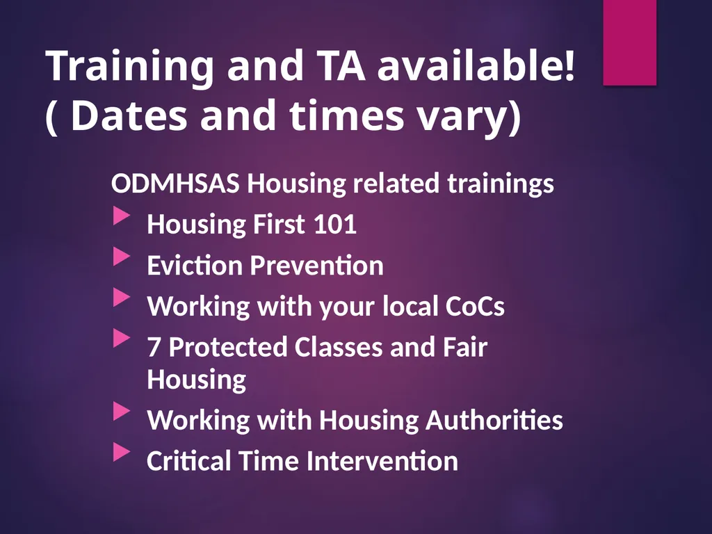 Housing Case Management Best Practices and - slide 28 of 32