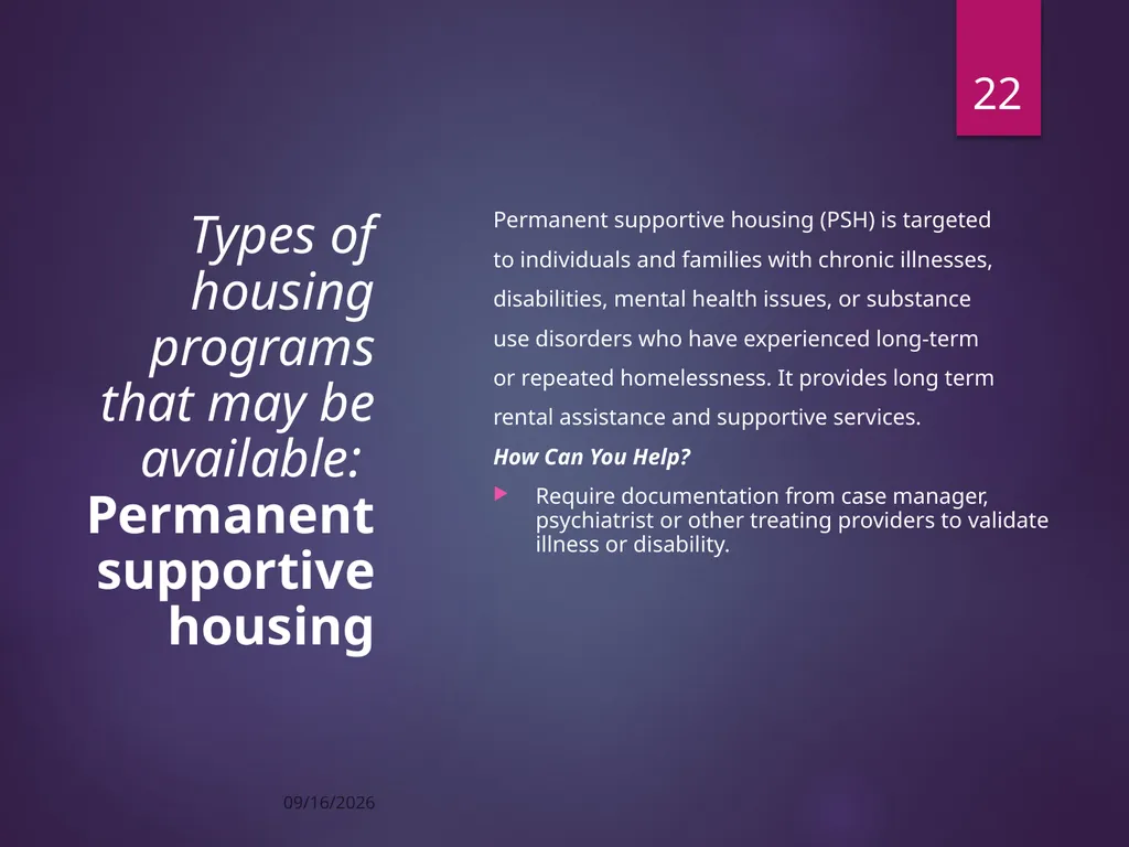 Housing Case Management Best Practices and - slide 22 of 32