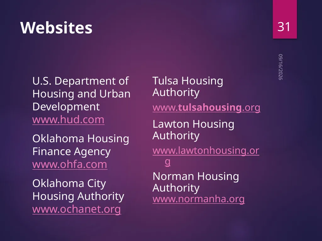 Housing Case Management Best Practices and - slide 31 of 32