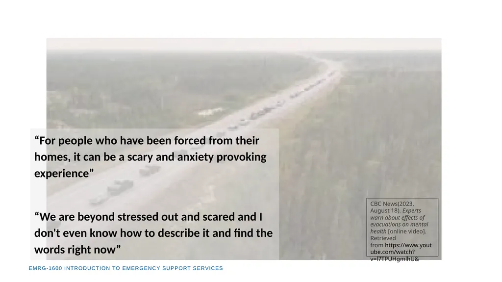 EMRG-1600 Introduction to Emergency Support - slide 17 of 53