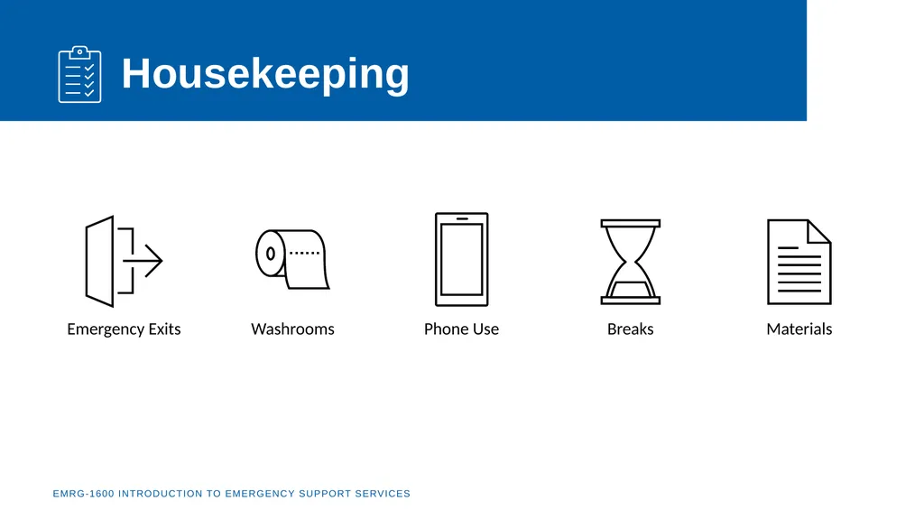 EMRG-1600 Introduction to Emergency Support - slide 3 of 53