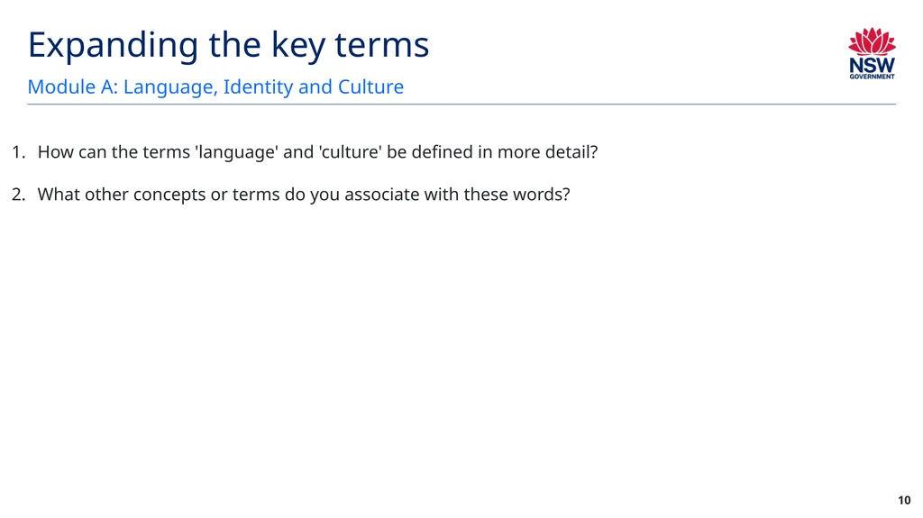 Year 12 English Standard Module A: Language, - slide 10 of 96