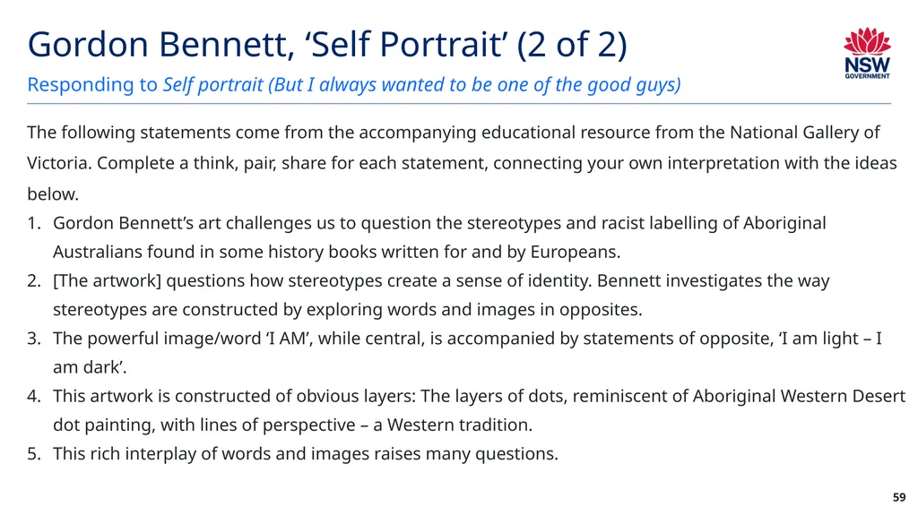 Year 12 English Standard Module A: Language, - slide 59 of 96