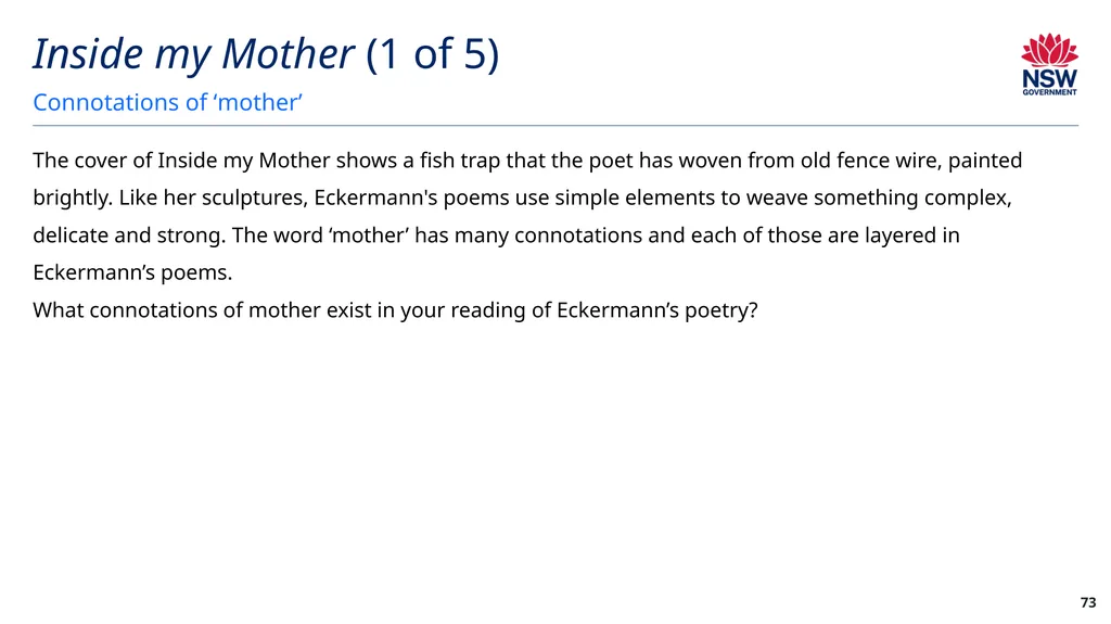 Year 12 English Standard Module A: Language, - slide 73 of 96