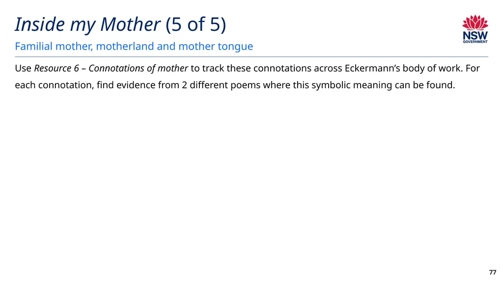 Year 12 English Standard Module A: Language, - slide 77 of 96