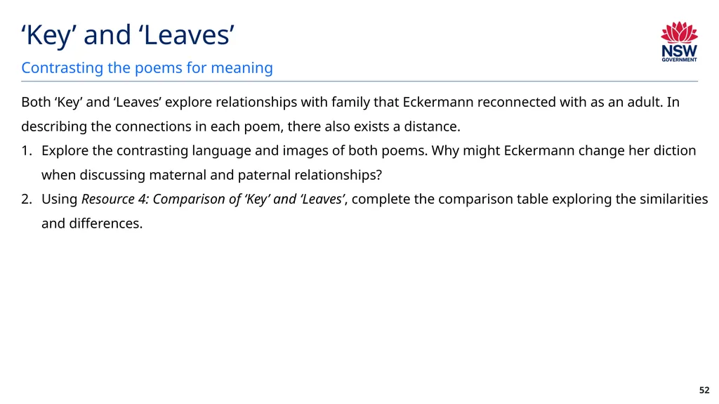 Year 12 English Standard Module A: Language, - slide 52 of 96