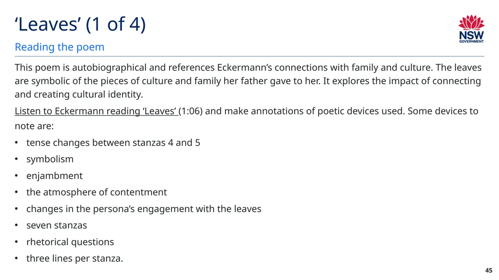 Year 12 English Standard Module A: Language, - slide 45 of 96