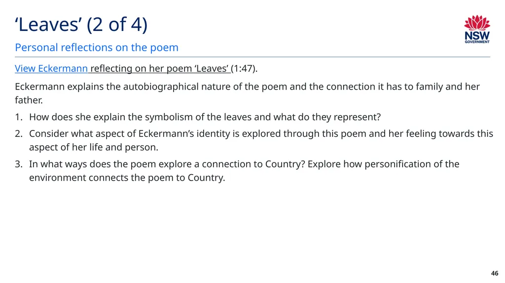 Year 12 English Standard Module A: Language, - slide 46 of 96