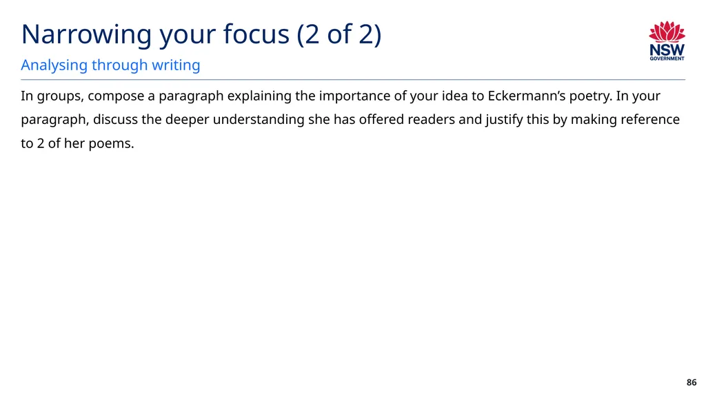 Year 12 English Standard Module A: Language, - slide 86 of 96
