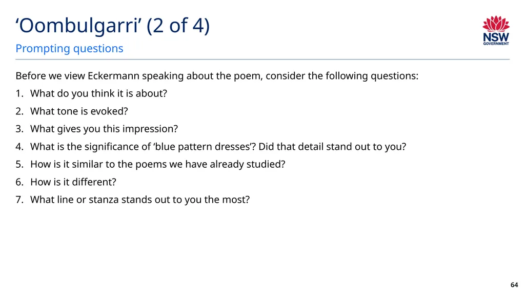 Year 12 English Standard Module A: Language, - slide 64 of 96