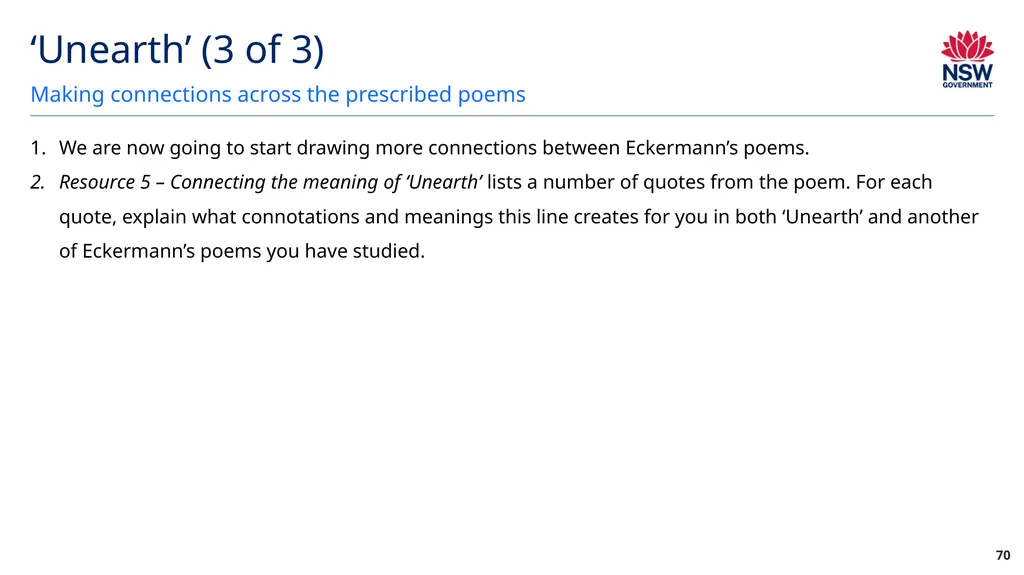 Year 12 English Standard Module A: Language, - slide 70 of 96