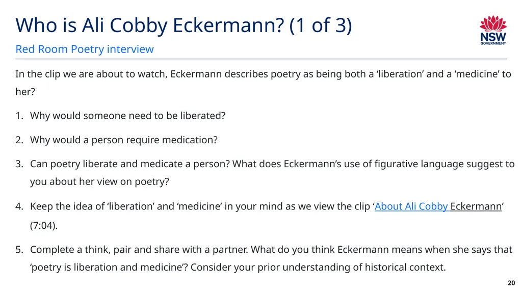 Year 12 English Standard Module A: Language, - slide 20 of 96