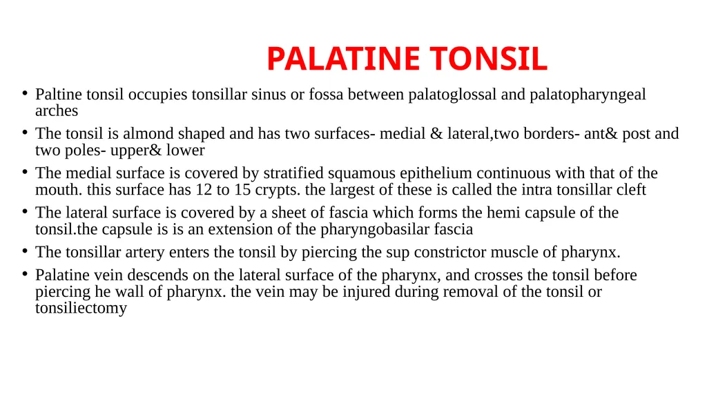 SOFT PALATE It is a movable,muscular fold - slide 8 of 15