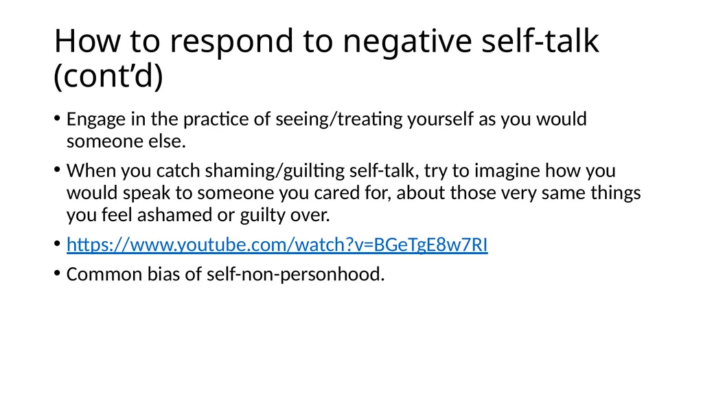 How Self-Compassion Can Help Resolve Guilt/Shame - slide 18 of 28