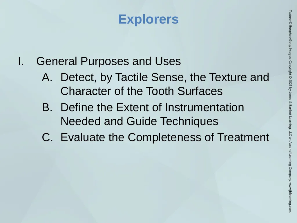 Chapter 20 Periodontal Examination Learning - slide 7 of 49
