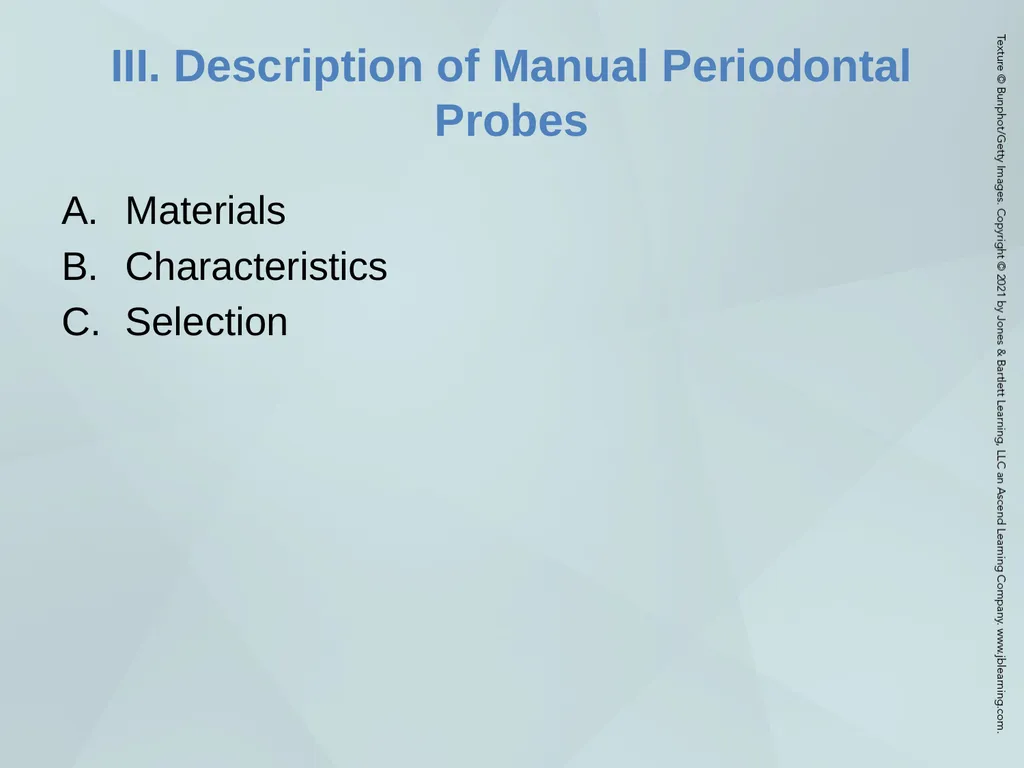 Chapter 20 Periodontal Examination Learning - slide 20 of 49
