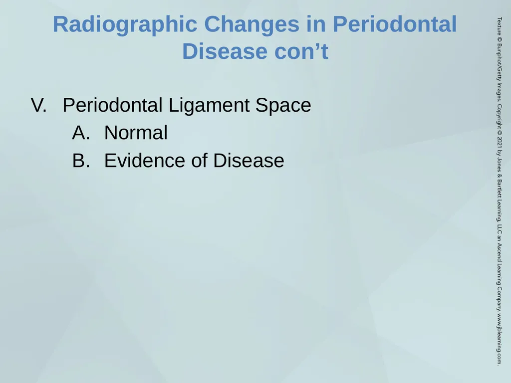 Chapter 20 Periodontal Examination Learning - slide 46 of 49