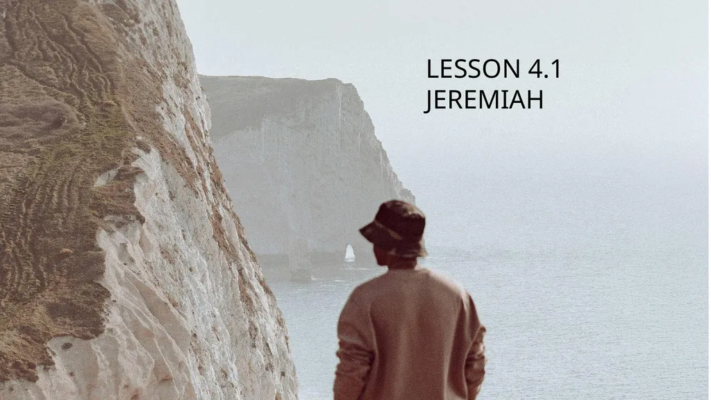 LESSON 4.1 JEREMIAH M E M O R Y V - slide 2 of 16