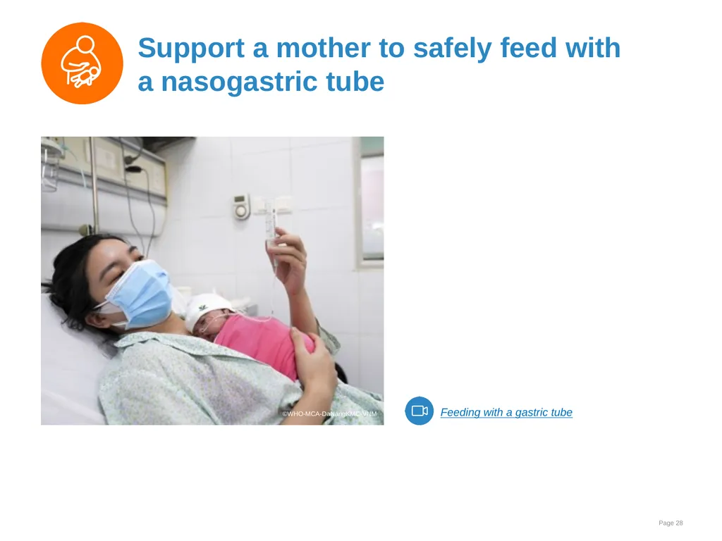 Breast milk feeding: Alternative methods Goal and - slide 28 of 54