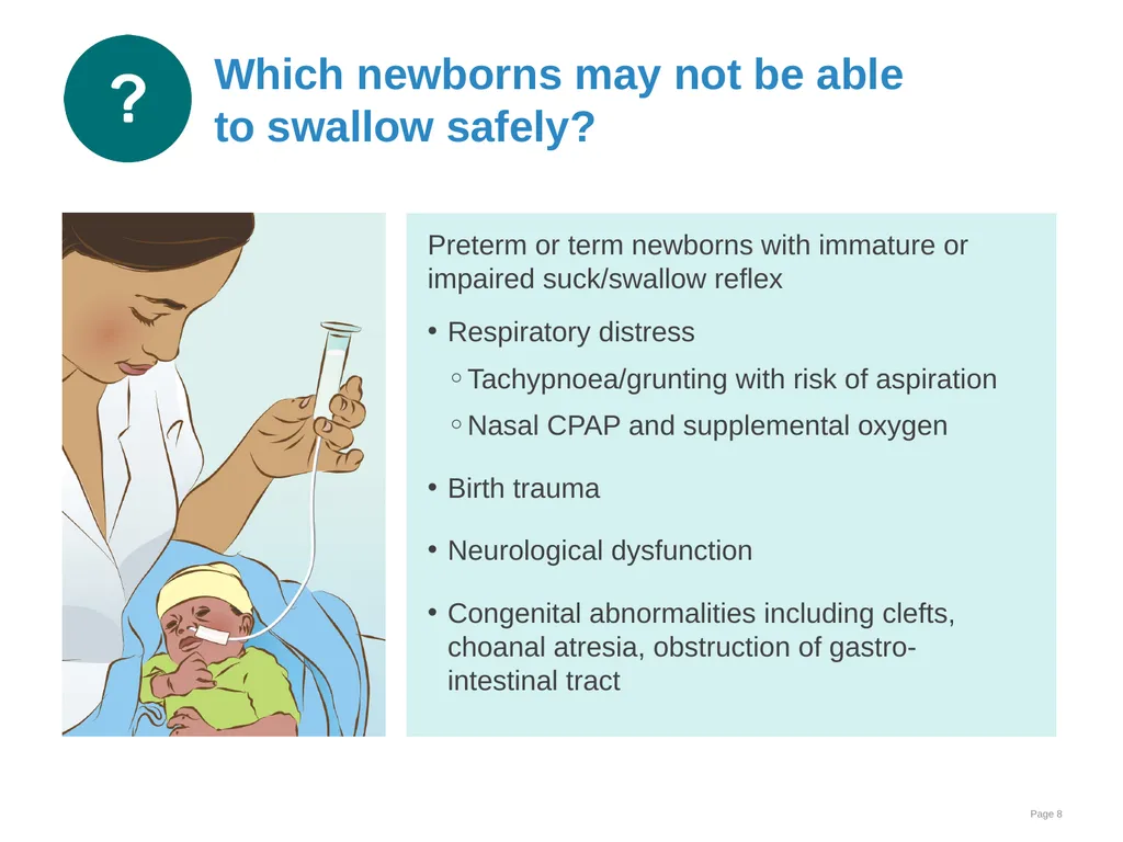 Breast milk feeding: Alternative methods Goal and - slide 8 of 54
