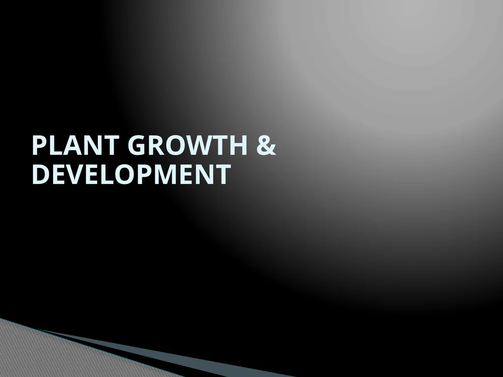 PLANTS: REPRODUCTION, GROWTH & SUSTAINABILTY - slide 23 of 37