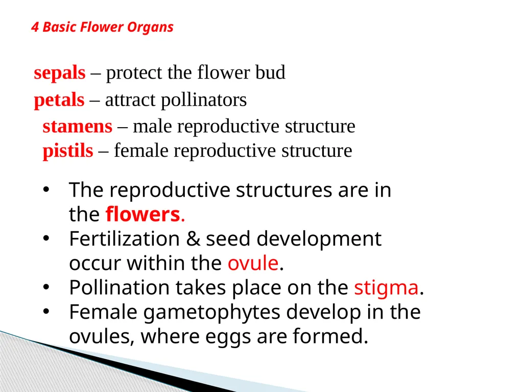 PLANTS: REPRODUCTION, GROWTH & SUSTAINABILTY - slide 10 of 37