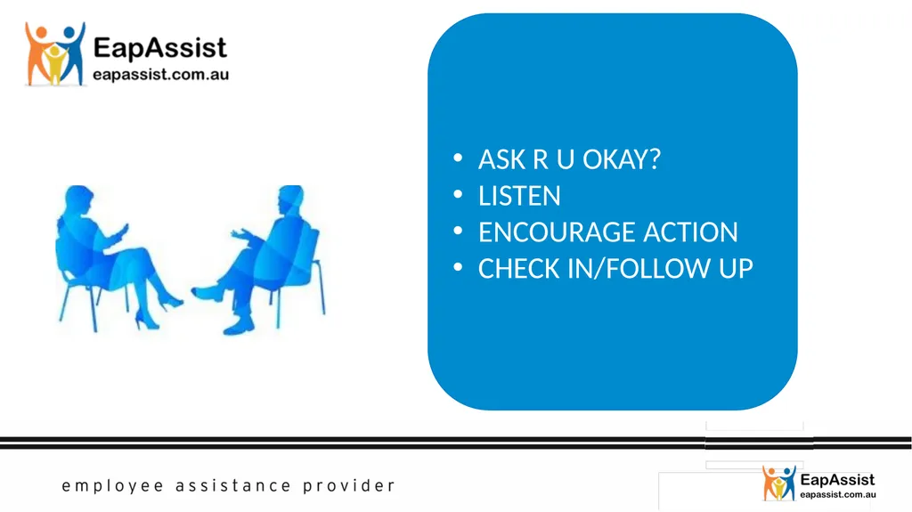MENTAL HEALTH FIRST AID 1 in 5 people experience a - slide 26 of 49
