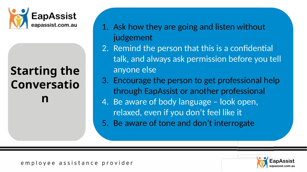 MENTAL HEALTH FIRST AID 1 in 5 people experience a - slide 20 of 49