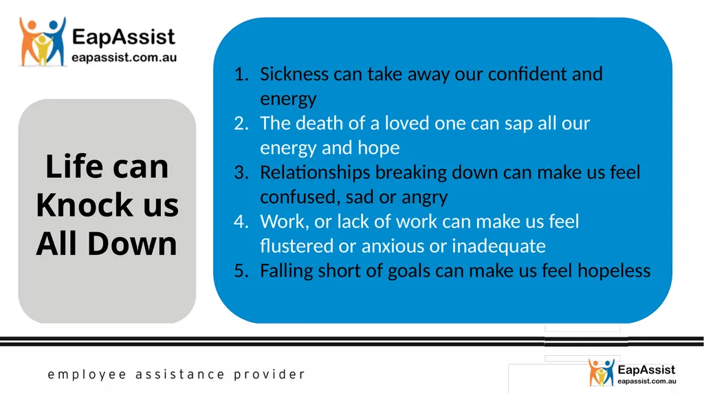 MENTAL HEALTH FIRST AID 1 in 5 people experience a - slide 16 of 49