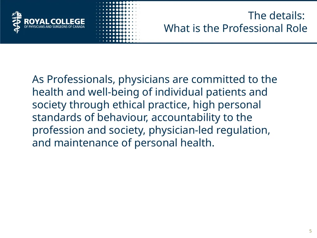T2 - Teaching the Professional Role Author: Lorem - slide 5 of 29