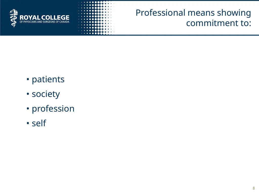T2 - Teaching the Professional Role Author: Lorem - slide 8 of 29