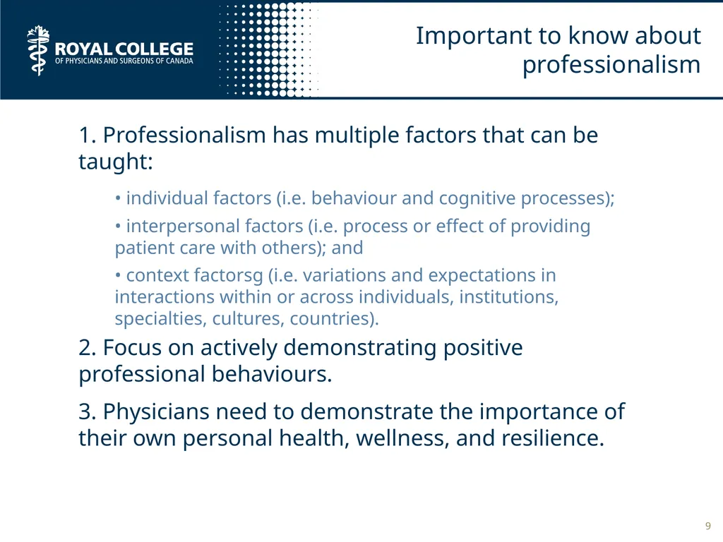T2 - Teaching the Professional Role Author: Lorem - slide 9 of 29