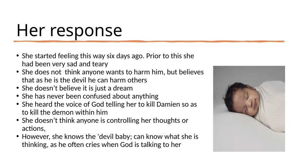 Post Partum Psychosis Dr Jumoke Ojo St4, General - slide 5 of 13