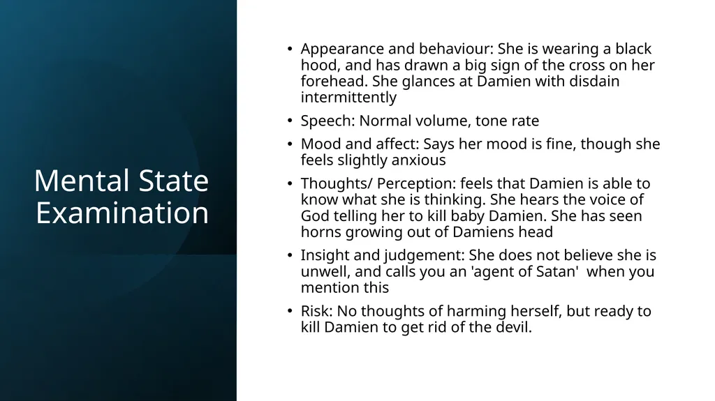 Post Partum Psychosis Dr Jumoke Ojo St4, General - slide 9 of 13