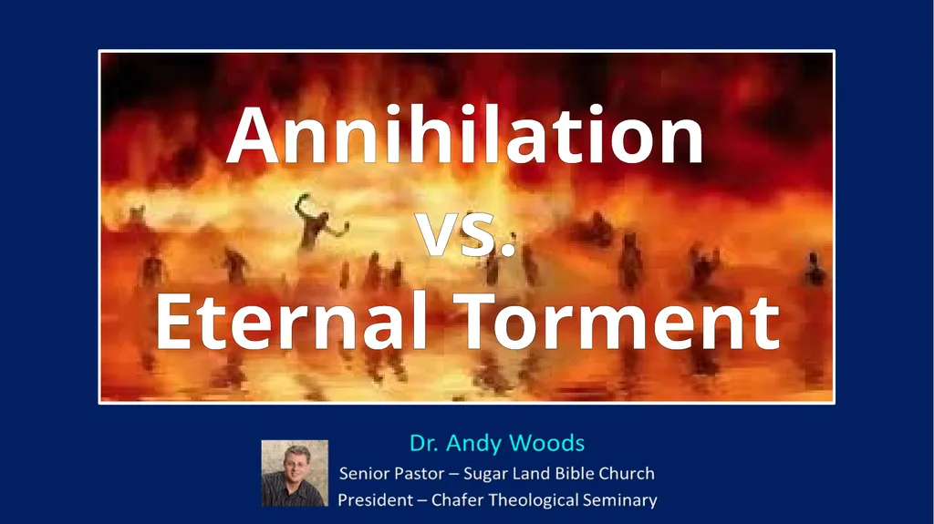 Annihilation vs. Eternal Torment ANNIHILATION VS. - slide 1 of 44