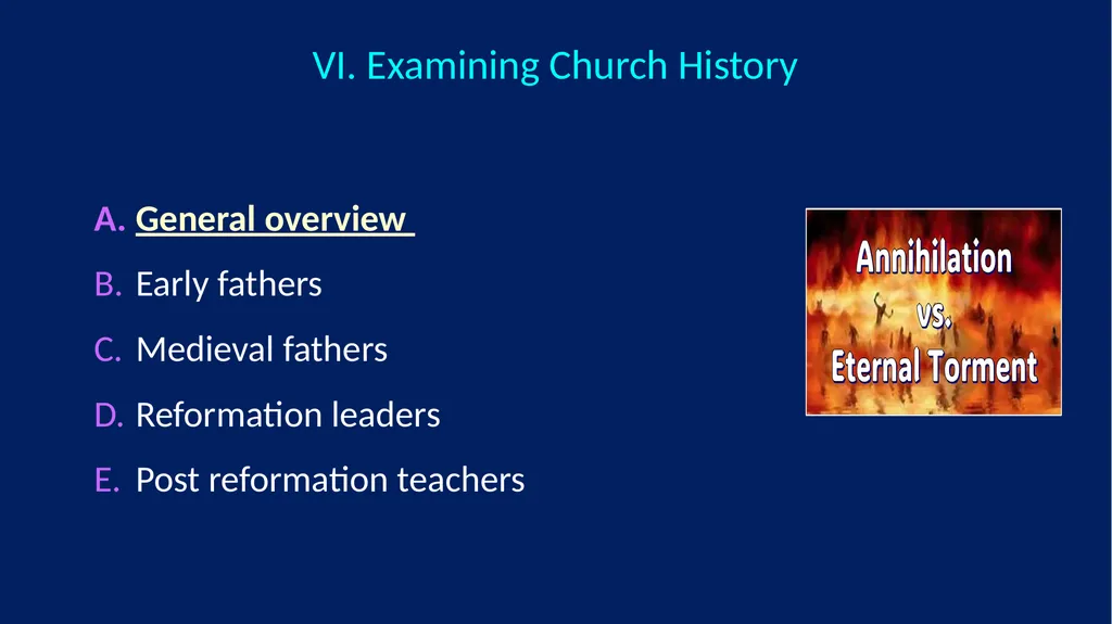 Annihilation vs. Eternal Torment ANNIHILATION VS. - slide 17 of 44